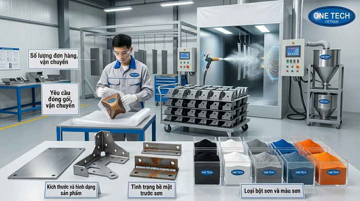 Báo giá sơn tĩnh điện Nghệ An Các yếu tố ảnh hưởng đến báo giá sơn tĩnh điện tại Nghệ An