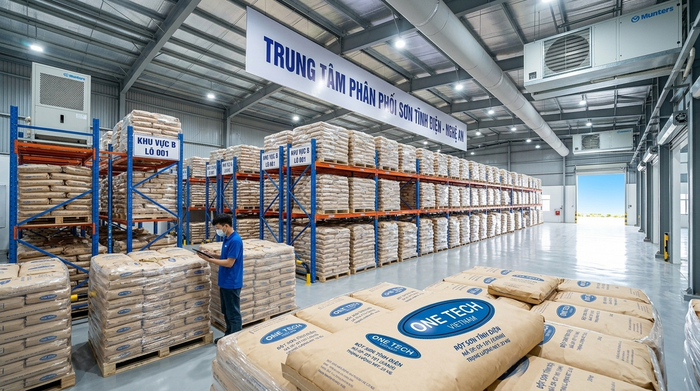 Kho bảo quản sơn tĩnh điện khô thoáng tại Nghệ An