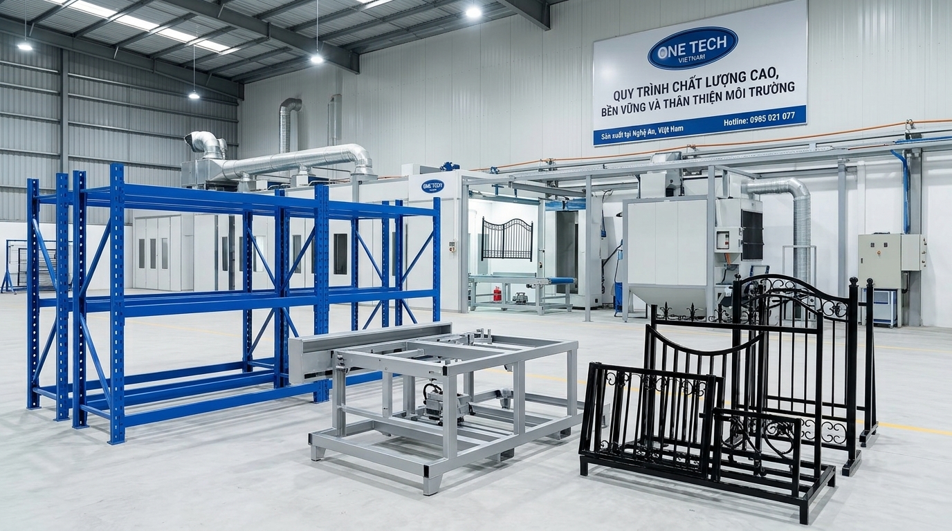Sơn tĩnh điện giúp giảm chi phí bảo trì tại Nghệ An Lợi ích kinh tế và môi trường của sơn tĩnh điện tại Nghệ An