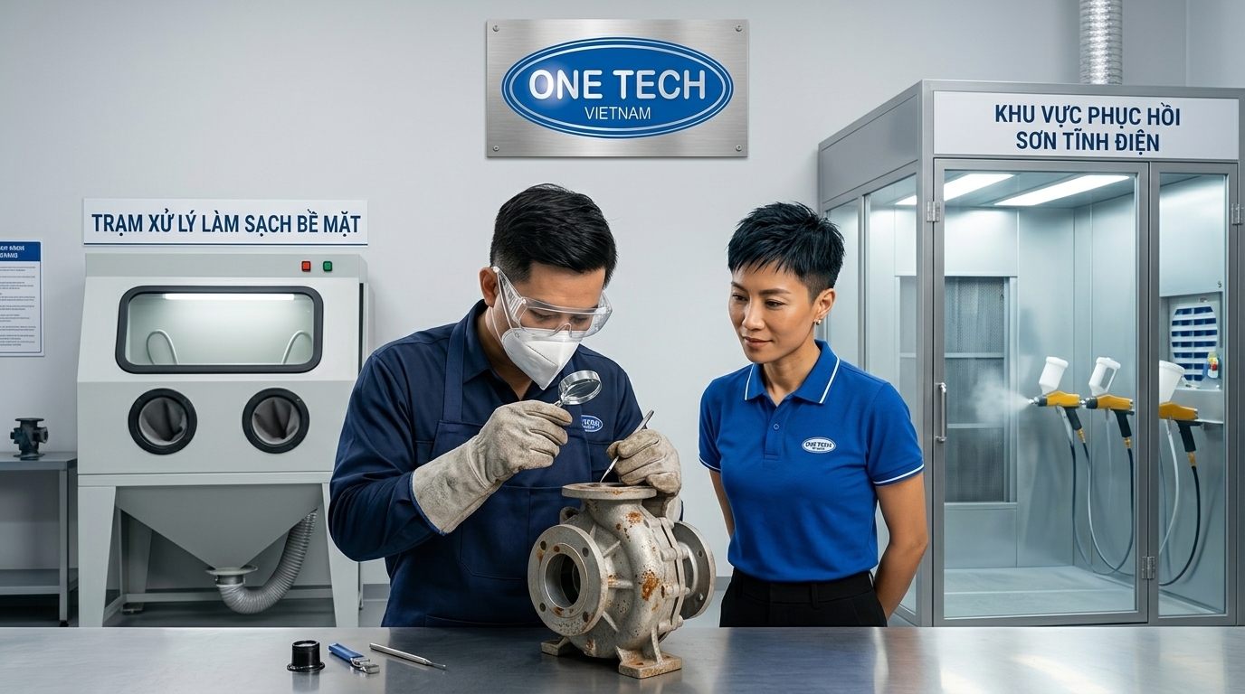 Khi nào cần sơn lại lớp sơn tĩnh điện Xử lý và sơn lại sản phẩm sơn tĩnh điện bị gỉ