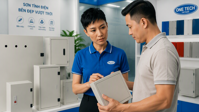 Đánh giá khách hàng sơn tĩnh điện Nghệ An Khách hàng đánh giá dịch vụ sơn tĩnh điện tại Nghệ An