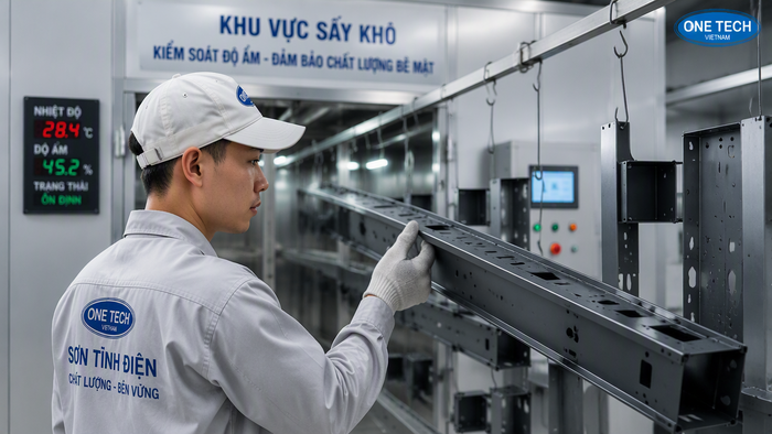 Kiểm soát độ ẩm bề mặt kim loại tại Nghệ An Xưởng sơn tĩnh điện Nghệ An kiểm soát độ ẩm khi chuẩn bị bề mặt kim loại